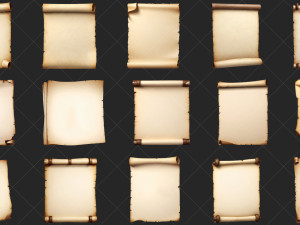60 High Resolution Old Medieval Paper Collection Tekstur CG