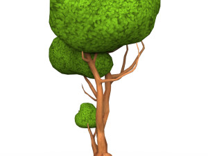 Cartoon Low Poly Tree 06 Modèle 3D