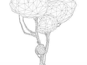 Cartoon Low Poly Tree 06 Modèle 3D