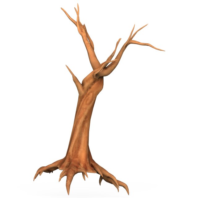 Cartoon Tree Trunk 02 3D मॉडल .c4d .max .obj .3ds .fbx .stl .blend 