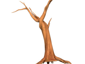 Cartoon Tree Trunk 02 3D मॉडल