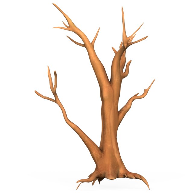 Cartoon Tree Trunk 03 Model 3D .c4d .max .obj .3ds .fbx .stl .blend 