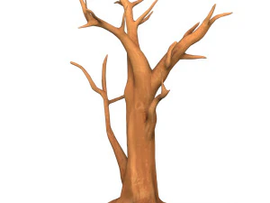 Tronco d'albero cartone animato 03 Modello 3D