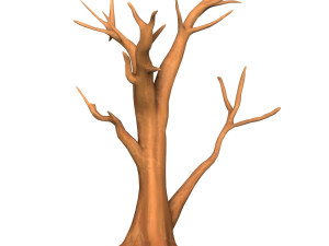 Cartoon Tree Trunk 03 Model 3D