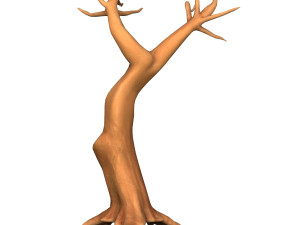 Cartoon Tree Trunk 04 3D मॉडल