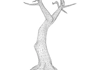 Tronco d'albero cartone animato 04 Modello 3D