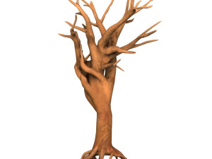 Cartoon Tree Trunk 05 3D-Modell