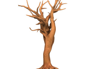 Cartoon Tree Trunk 05 3D-Modell