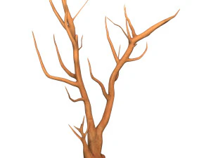 Karikat&uuml;r ağa&ccedil; g&ouml;vdesi 06 3D Model