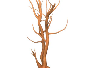 Cartoon Tree Trunk 06 3D Model