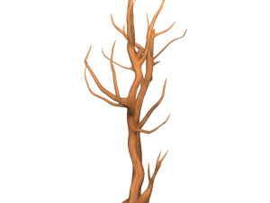 Cartoon Tree Trunk 06 Modelo 3D
