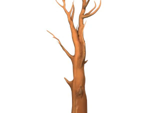 Cartoon Tree Trunk 07 3D Model