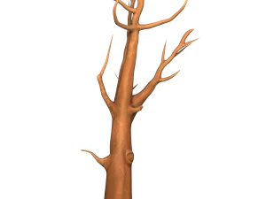 Cartoon Tree Trunk 07 3D Model