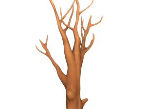 Cartoon Tree Trunk 08 3D Model