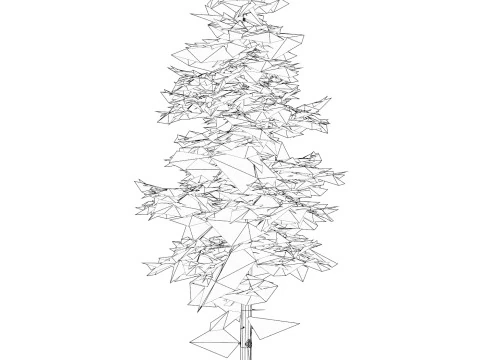 Low Poly Pine Tree 03 3D Model