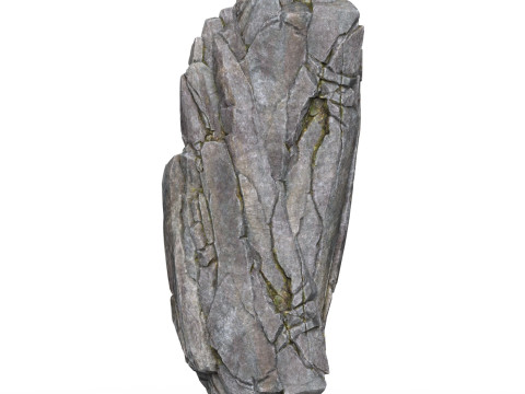 Realistic Low Poly Rock Cliff 05 Modelo 3D