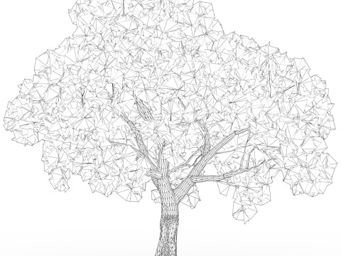 Game Ready Tree 05 Modello 3D