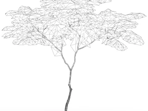 Albero pronto per il gioco 13 Modello 3D