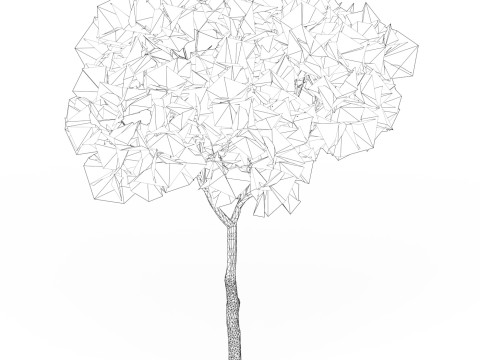 Game Ready Tree 14 3D Model