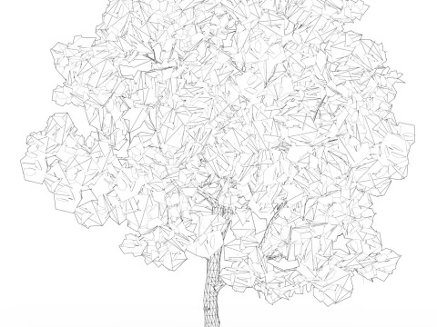 Game Ready Tree 19 3D Model