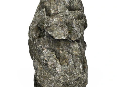 Low Poly Realistic Rock 04 3D Model