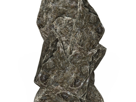 Low Poly Realistic Rock 05 3D Model