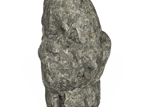 Low Poly Realistic Rock 06 3D Model