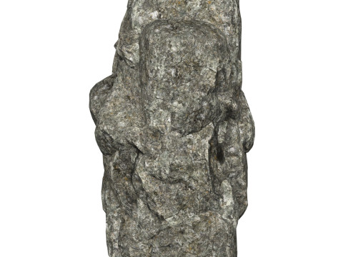 Low Poly Realistic Rock 06 3D Модель