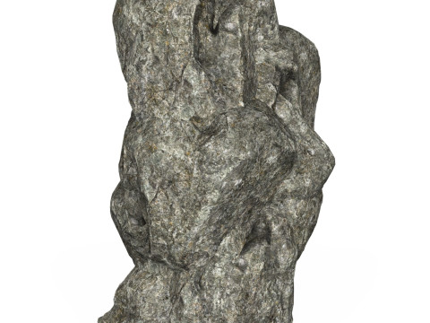Low Poly Realistic Rock 06 3D Модель