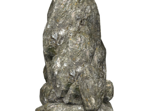 Low Poly Realistic Rock 07 Modelo 3D
