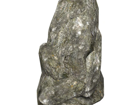 Low Poly Realistic Rock 07 3D Model