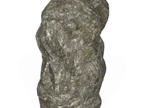 Low Poly Realistic Rock 08 3D Model