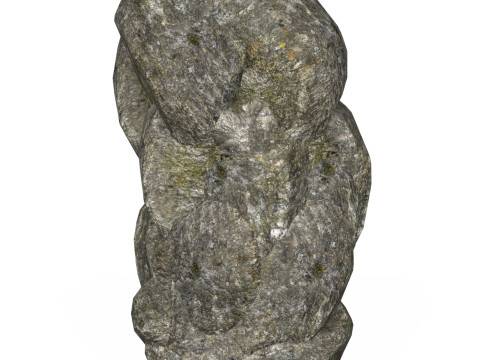 Low Poly Realistic Rock 08 3D Model