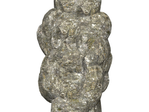 Low Poly Realistic Rock 09 Modelo 3D