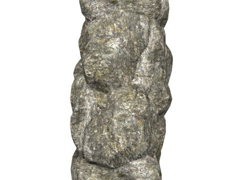 Low Poly Realistic Rock 09 3D 模型
