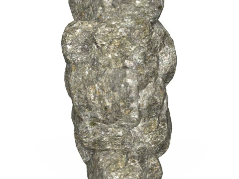 Low Poly Realistic Rock 09 3D Model