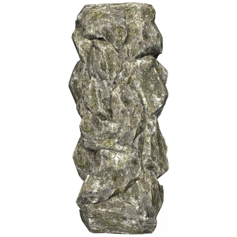 Low Poly Realistic Rock 10 3D Model .c4d .max .obj .3ds .fbx .stl .blend 