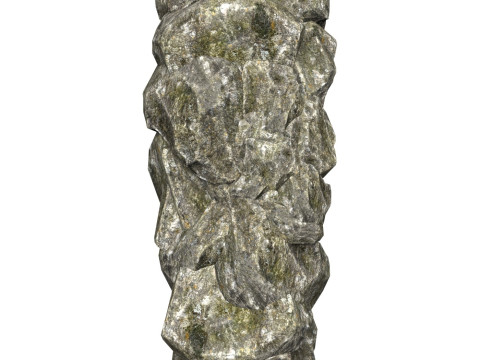 Low Poly Realistic Rock 10 3D Model