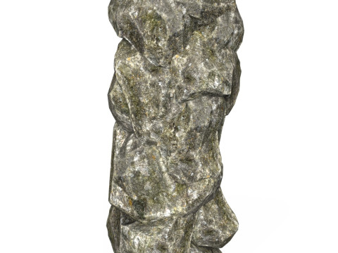 Low Poly Realistic Rock 10 3D Model