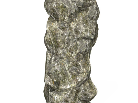 Low Poly Realistic Rock 10 3D Model