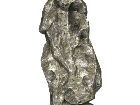 Low Poly Realistic Rock 11 Modelo 3D
