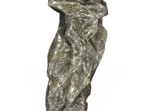 Low Poly Realistic Rock 11 3D Model