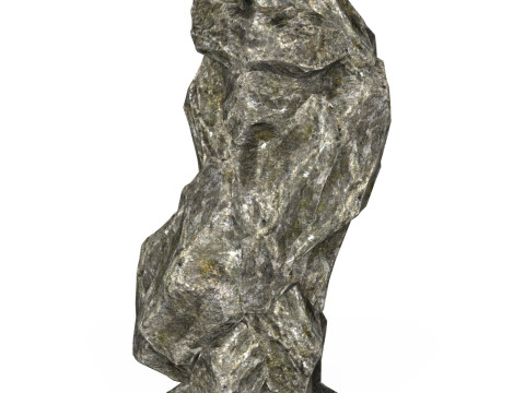 Low Poly Realistic Rock 11 3D 모델