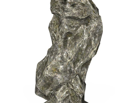 Low Poly Realistic Rock 11 3D Model