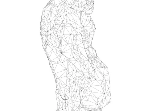 Low Poly Realistic Rock 11 3D Model