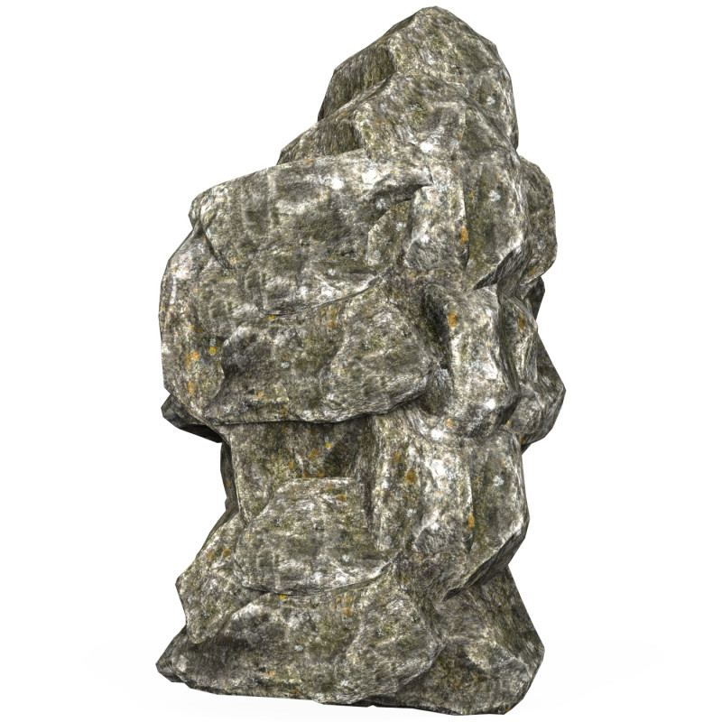 Low Poly Realistic Rock 12 3Dモデル .c4d .max .obj .3ds .fbx .stl .blend 