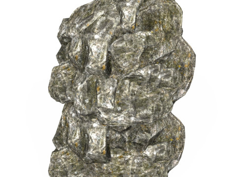 Low Poly Realistic Rock 12 3Dモデル