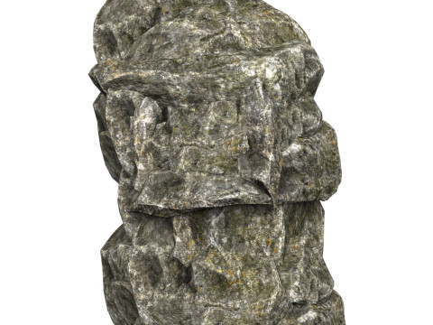 Low Poly Realistic Rock 12 3Dモデル
