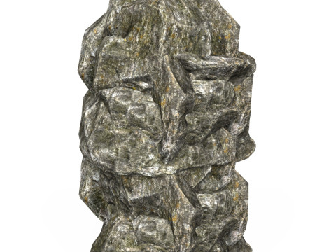 Low Poly Realistic Rock 12 3Dモデル