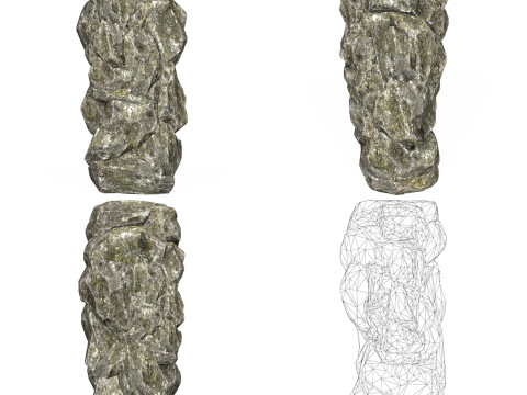Low Poly Realistic Rock Collection 3Dモデル